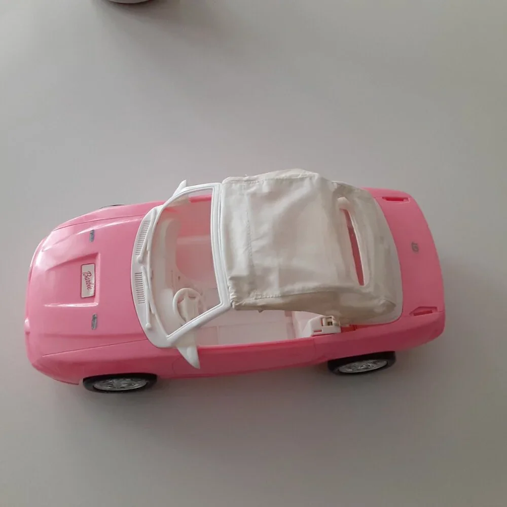 Pink BARBIE Convertible Toy Car